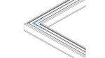 Angular connector 90° SET